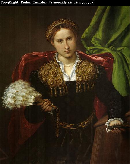 Lorenzo Lotto Portrat der Laura da Pola